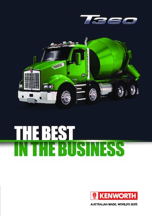 Rigid Chassis Kenworth T360 Day Cab ISLE5 8x4