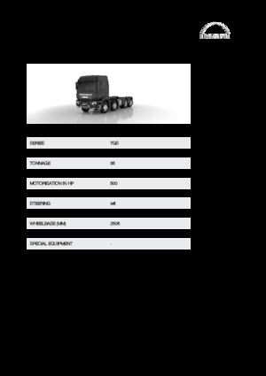 Rigid Chassis MAN TGS 35.500 8x6H