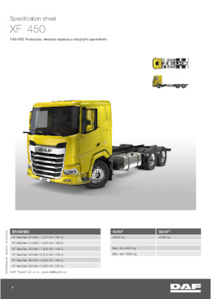 Rigid Chassis DAF XF 430 FAS