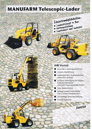 Teleskopik yükleyiciler Manufarm CT 1860