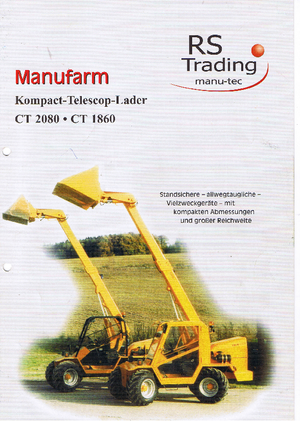 Telehandlers Manufarm CT 1860