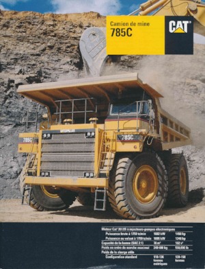 Rigid Dump Trucks Caterpillar 785C