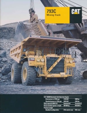 Rigid Dump Trucks Caterpillar 793C