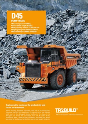 Sabit damperli kamyon TRXBUILD D45