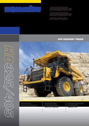 Rigid Dump Trucks Komatsu HD325-8E0