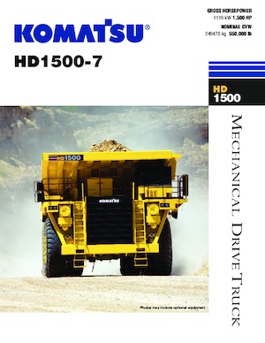 Rigid Dump Trucks Komatsu HD1500-7