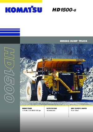Rigid Dump Trucks Komatsu HD1500-8