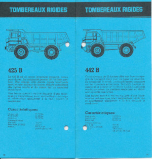 Rigid Dump Trucks Volvo 425 B