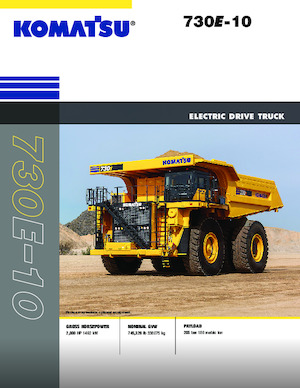 Rigid Dump Trucks Komatsu 730E-10