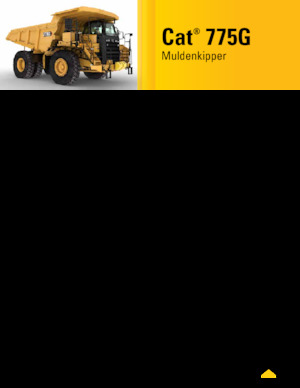 Rigid Dump Trucks Caterpillar 775G