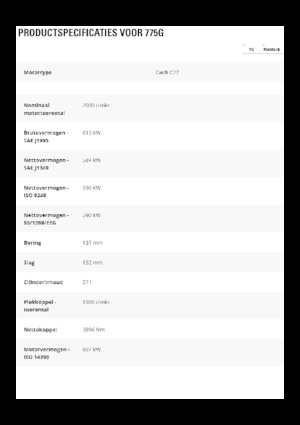 Rigid Dump Trucks Caterpillar 775G