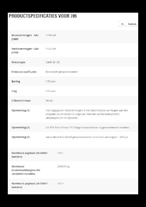 Rigid Dump Trucks Caterpillar 785