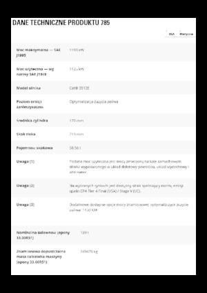 Rigid Dump Trucks Caterpillar 785