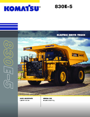Rigid Dump Trucks Komatsu 830-E