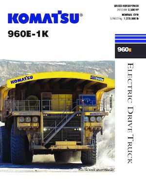 Rigid Dump Trucks Komatsu 960E-1K