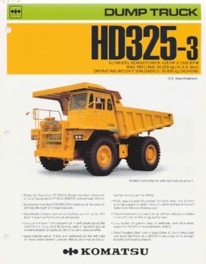 Rigid Dump Trucks Komatsu HD680-2