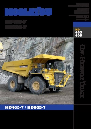 Rigid Dump Trucks Komatsu HD605-7