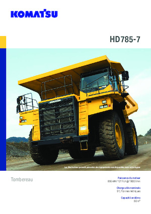 Rigid Dump Trucks Komatsu HD785-7