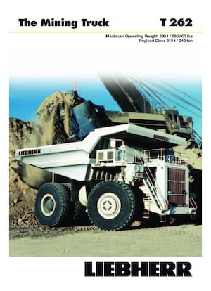 Rigid Dump Trucks Liebherr T 262