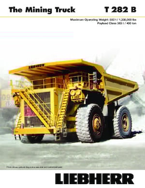 Rigid Dump Trucks Liebherr T282B