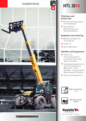 Teleskopik yükleyiciler Haulotte HTL3210