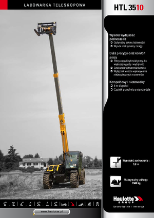 Telehandlers Haulotte HTL3510