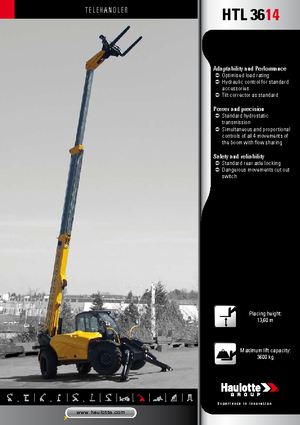 Telehandlers Haulotte HTL3614