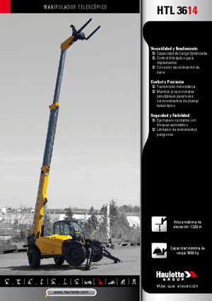 Telehandlers Haulotte HTL3614