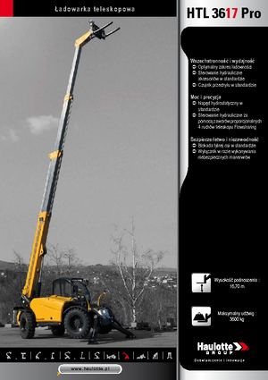 Teleskopik yükleyiciler Haulotte HTL3617