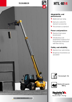 Telehandlers Haulotte HTL4014