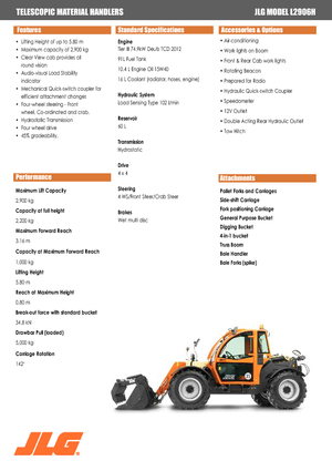 Telehandlers JLG L 2906 H