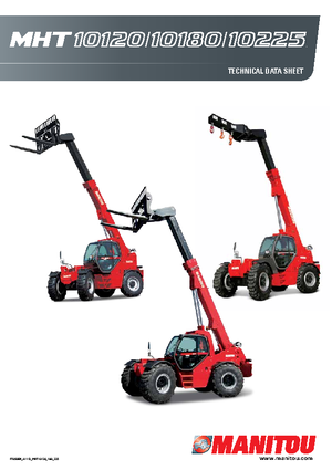 Telehandlers Manitou MHT 10180