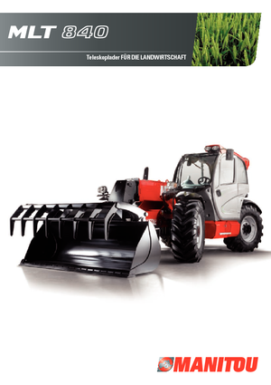Telehandlers Manitou MLT 840-137 PS
