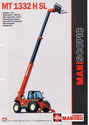 Telehandlers Manitou MT 1332 H S-L-T