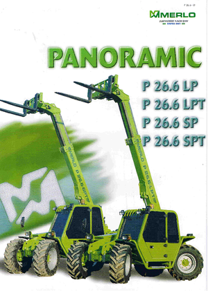 Telehandlers Merlo P 26.6 LP/SP