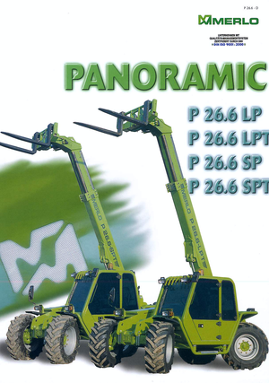 Telehandlers Merlo P 26.6 LPT/SPT