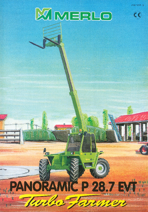 Telehandlers Merlo P 28.7 EVT