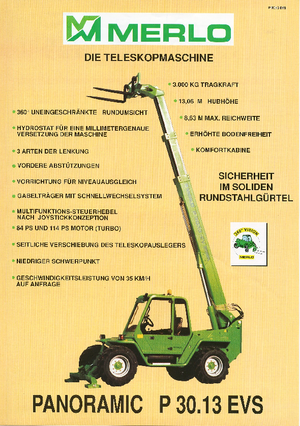 Telehandlers Merlo P 30.13 EVS