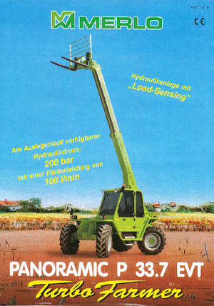 Telehandlers Merlo P 33.7 EVT
