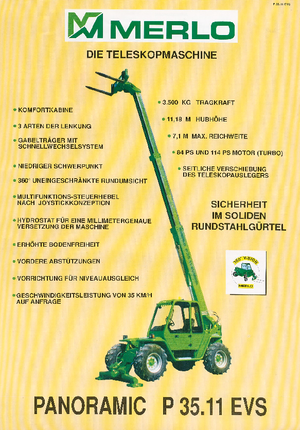 Telehandlers Merlo P 35.11 EVS