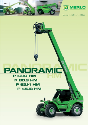 Telehandlers Merlo Panoramic P 101.10 HM