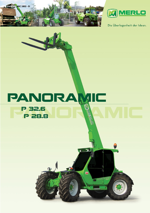 Telehandlers Merlo Panoramic P 32.6 Top