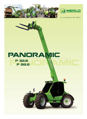 Telehandlers Merlo Panoramic P 32.6 L Plus