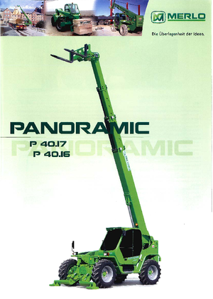 Telehandlers Merlo Panoramic P 40.17 Plus