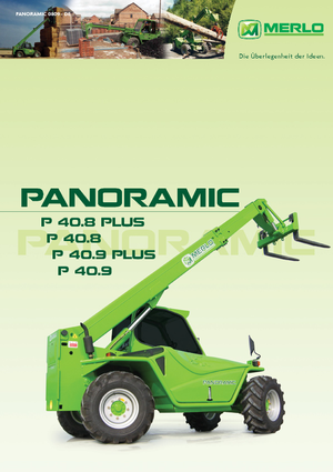 Teleskopik yükleyiciler Merlo Panoramic P 40.9 Plus