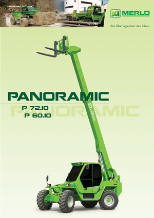 Teleskopik yükleyiciler Merlo Panoramic P 72.10