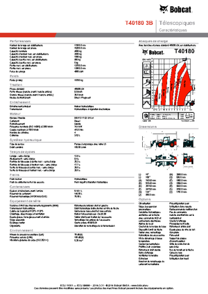 Teleskopik yükleyiciler Bobcat T40180 IIIB