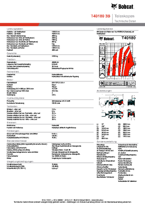 Teleskopik yükleyiciler Bobcat T40180 IIIB