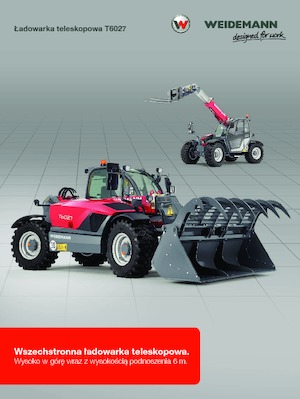 Teleskopik yükleyiciler Weidemann T6027