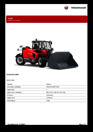Telehandlers Weidemann T5522